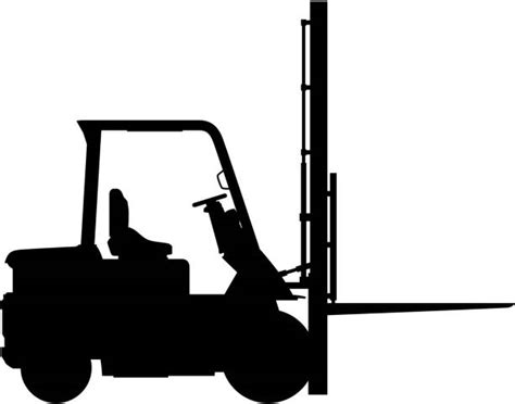 Forklift Truck Silhouettes Stock Photos Pictures And Royalty Free Images