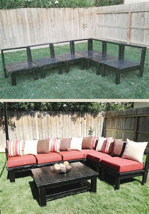 Here's how you can copy us: DIY Pallet Terrace Furniture | Outdoor pallet, Sectional ...