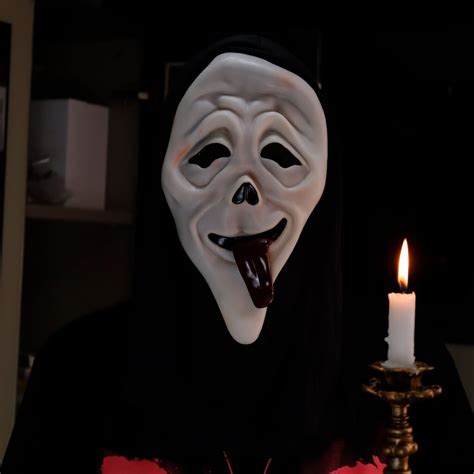 Ghost Face Mask Scream Horror Movie Mask Scary Scream Mask Etsy