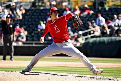 Ohtani Fans 5 Shows Heat In 1st Mound Outing Of Spring The Japan News
