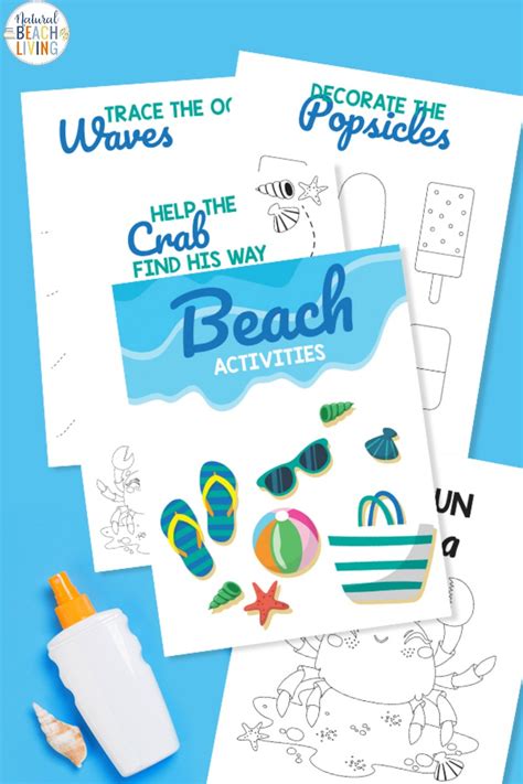 Free Printable Beach Coloring Page And A Fun Activity Sheet Beach
