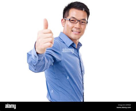 Man Showing Thumb Up Sign Stock Photo Alamy