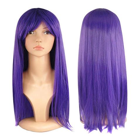 Womens Ladies Long 19 Straight Wig Fancy Dress Cosplay Wigs Pop Party Costume Ebay