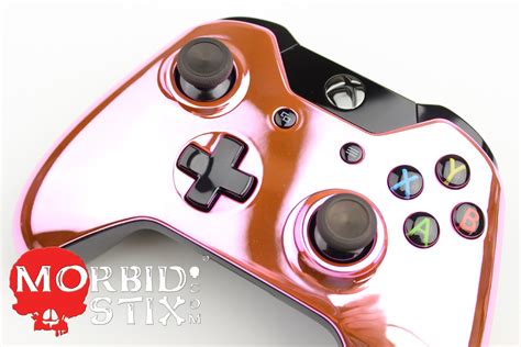Pink Chrome Xbox One Controller 02 Morbidstix Gallery Since 2007