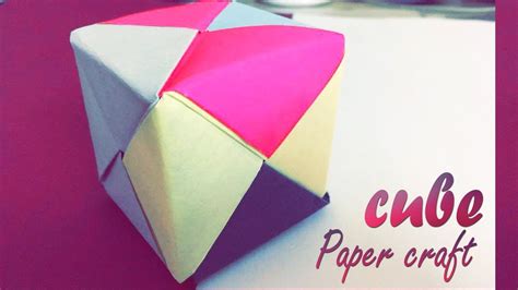 How To Make Paper Cube Easy Origami Step By Step Diy Paper Crafts