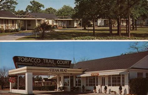 Click here to view our faqs or use our chat feature below for updates. Tobacco Trail Court and Restaurant Statesboro, GA Postcard