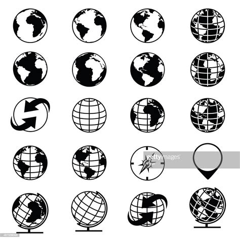 Globes Icons And Symbols High Res Vector Graphic Getty Images