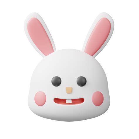 3d Icon Bunny Easter Day Illustration Concept Icon Render 24683468 Png