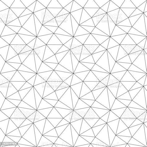 Black And White Triangle Grid Seamless Pattern Background Vector