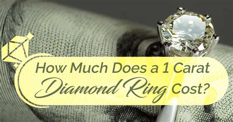 1 Carat Diamond Ring Price Buying Guide