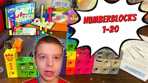 Numberblocks Mathlink Cubes Activity Set Review Tyler Time Youtube
