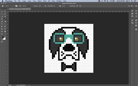 Pixel Art Grid For Photoshop Pixel Art Con Photoshop Pixel Art Grid