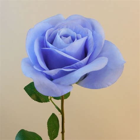 Artificial Flowers Galaxy Rose Pale Blue 57cm