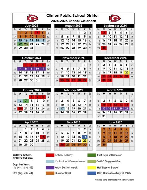 Cpsd Releases 2024 25 School Calendar The Clinton Courier