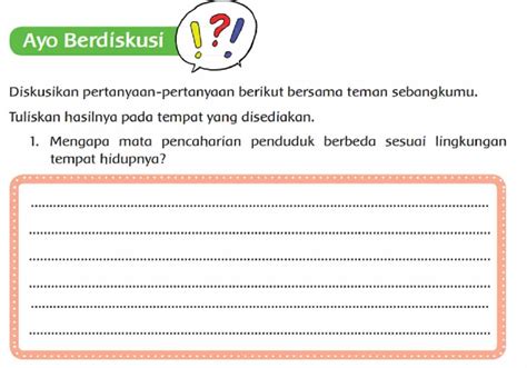 Mata Pencaharian Penduduk Di Lingkungan Tempat Tinggalku Homecare