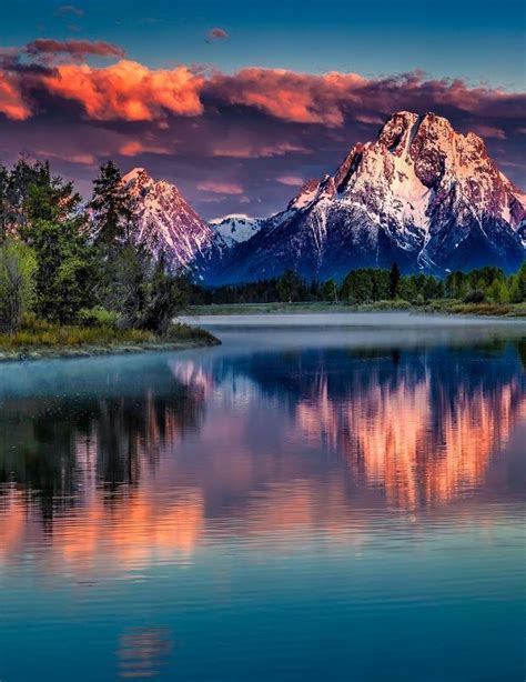Mount Moran Is A Mountain In Grand Teton National Park Of