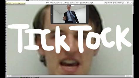 Sean Duck Tick Tock Music Video Youtube