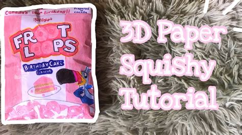 3d Paper Squishy Tutorial Very Soft And Slow Rising Youtube