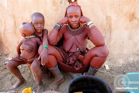 Himba Tribe In Namibia Stock Photo