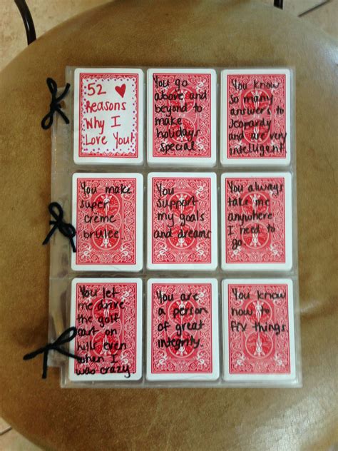 How To Make 52 Reasons Why I Love You Cards 52 Things I Love About