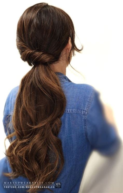 This is among variant of low ponytail hairstyles for long hair which is well suited for several occasions. 10 Easy Ponytail Hairstyles 2020