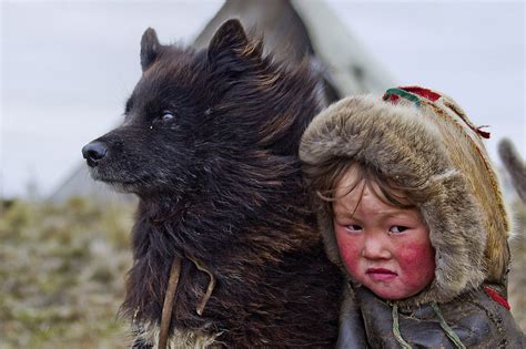 A Child Of The Nenet Tribe Of Northern Siberia Imgur Animals