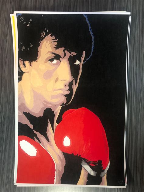 Rocky Balboa X Art Print Etsy