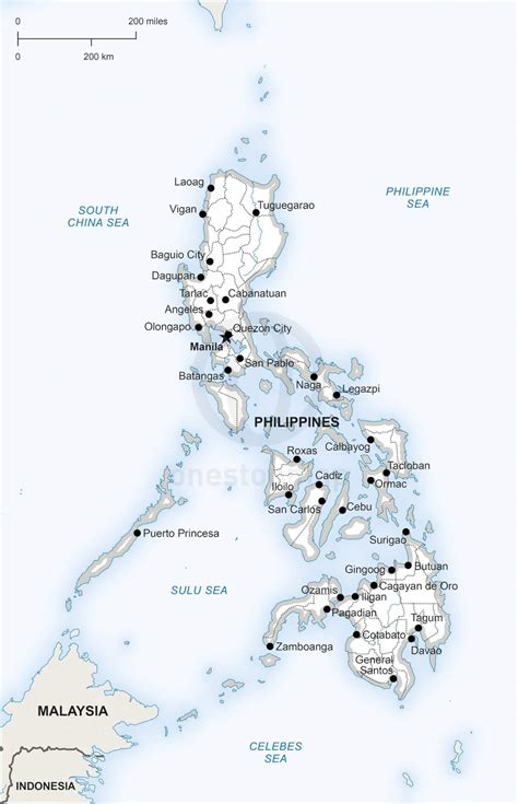 Vector Map Of Philippines Political One Stop Map
