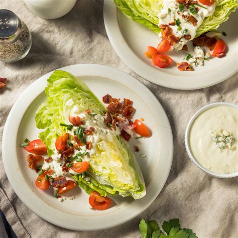Iceberg Wedge Salad With Blue Cheese Dressing