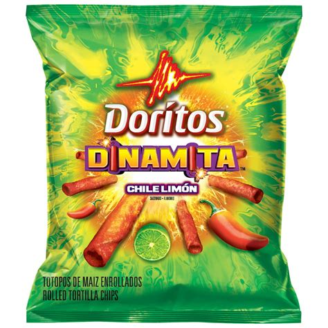 Doritos Dinamita Chile Limon Rolled Tortilla Chips 125 Oz Bag