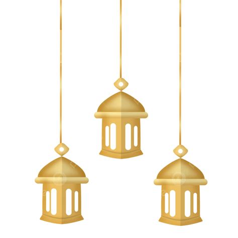 Ramadhan Mubarak Hd Transparent Islamic Gold Lantern Ramadhan Mubarak