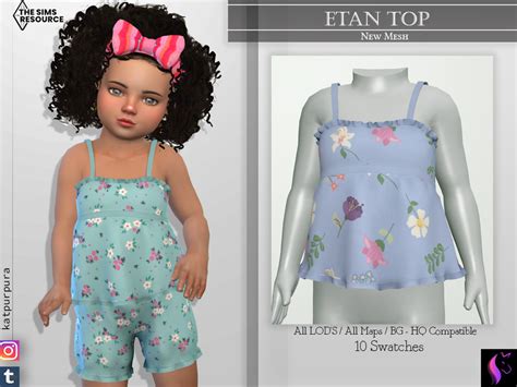 Etan Top By Katpurpura From Tsr • Sims 4 Downloads