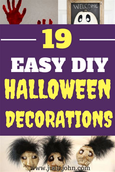 19 Simple And Cheap Diy Halloween Decorations For 2023 Juelzjohn