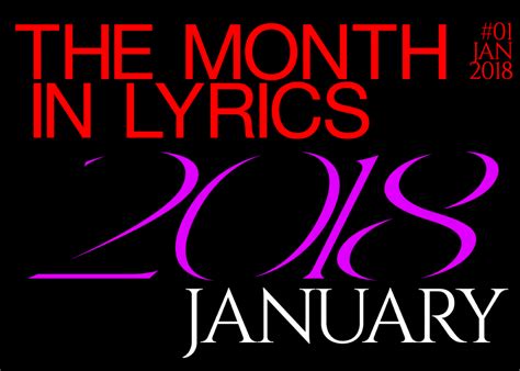 Genius Presents The Month In Lyrics January 2018 Genius