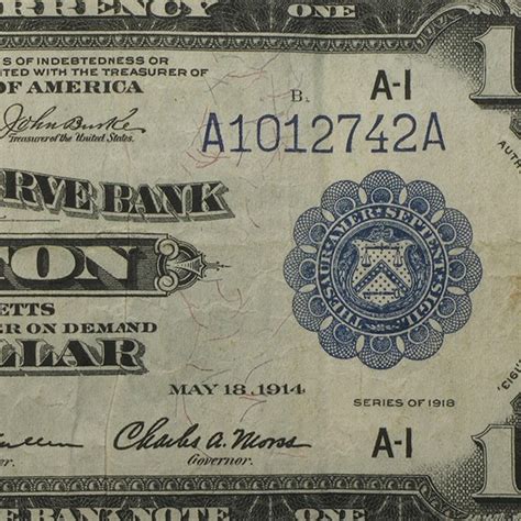 Buy 1918 A Boston 100 Frbn Vf Apmex