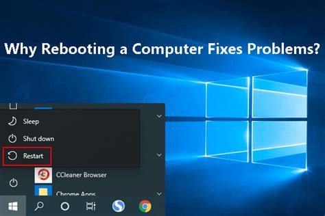 Follow the steps shown in. Why Rebooting a Computer Fixes Problems? Answers Are Here
