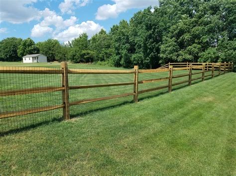 Non Wood Split Rail Fence Agricultural Fencing Sc Barns Vuz Wgtg8