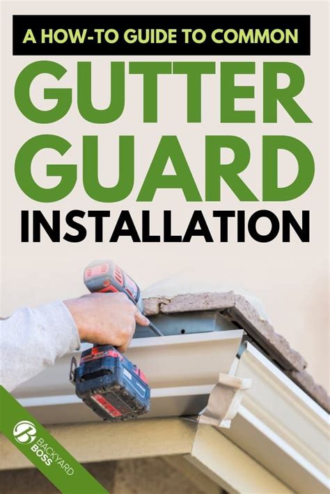 Check spelling or type a new query. A How-to Guide to Common Gutter Guard Installation in 2020 (With images) | Gutter guard, Gutter ...