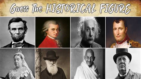Guess The Historical Figure Most Famous Historical Figures Youtube