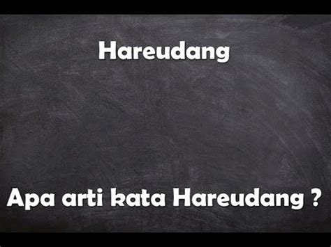 Copas is the slang of the english word copy and paste. Apa arti kata Hareudang ? - YouTube