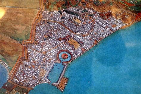 Old Maps Expeditions And Explorations Roman Carthage