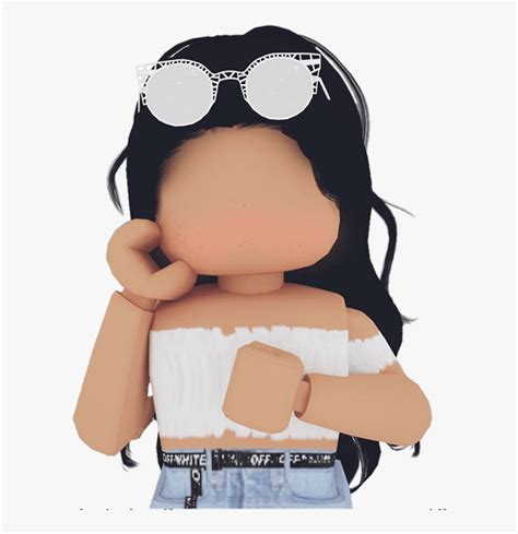 Remove everything except for the head, hair, and body colors. Cute Aesthetic Roblox Girls With No Face