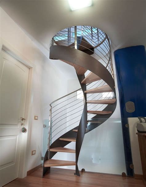 New Spiral Staircases Majestically Combining Wood And Steel By Rizzi