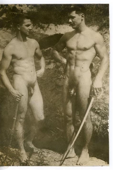 Photo S Vintage Nude Men Outdoors Possibly Dave Martin X