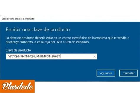 ¿cual Es La Clave Del Producto Para Actualizar A Windows 10 Funciona