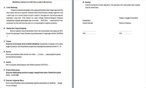 Proposal lazimnya dikenal sebagai sebuah dokumen yang berisi rencana kegiatan yang terancang secara sistematis dan terperinci. Contoh Proposal Kegiatan Sekolah - Aneka Contoh