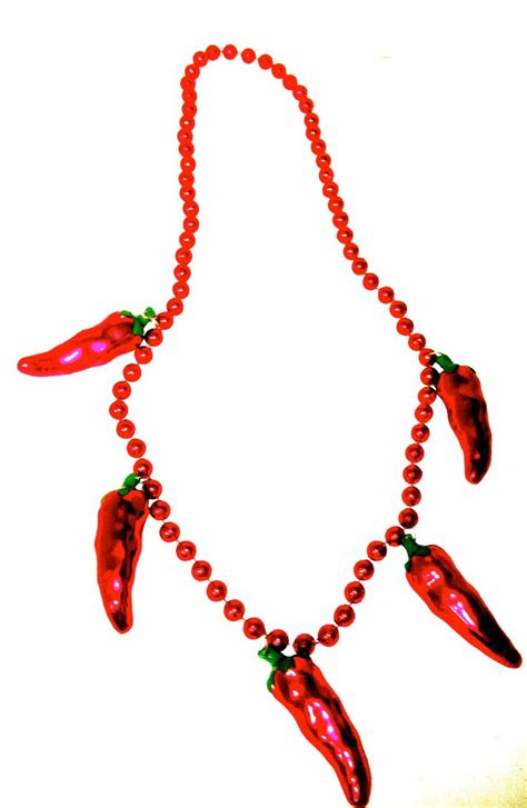 This Hot Chili Pepper Necklace Is Perfect For Any Fiesta Its 42 Long