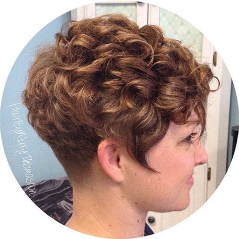 Image result for Curly Wedge | Permed hairstyles, Short hair styles