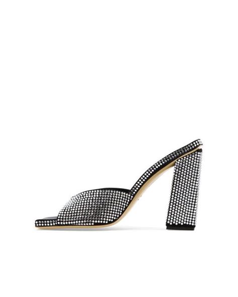 Gia Borghini Rosie Heeled Sandals In Black Lyst