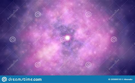 Abstract Zoom Effect Of Star Light Background Stock Illustration